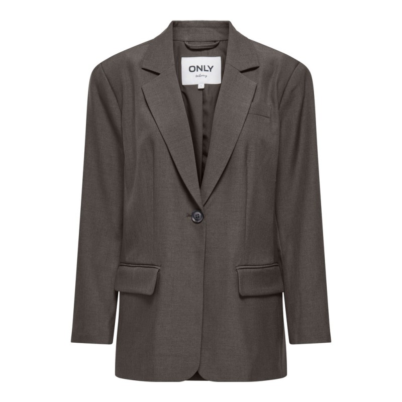 ONLY Linda boyfriend blazer - Chocolate Torte