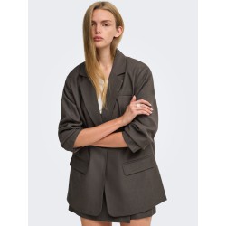 ONLY Linda boyfriend blazer - Chocolate Torte
