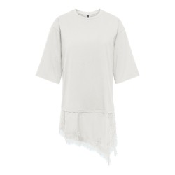 ONLY Madelyn lace top - Cloud Dancer