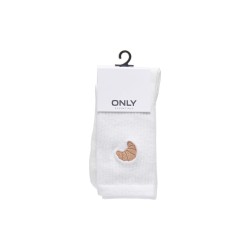 ONLY Sophia Tennis Strømper - Cloud Dancer/Crossiant