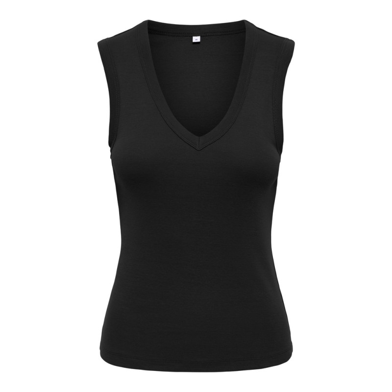 ONLY Rina V-hals tank Top - Black