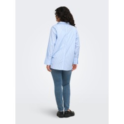ONLY CARMAKOMA Oregon Alva skjorte - Soft Chambray