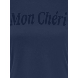 ONLY CARMAKOMA Leon kortærmet T-shirt - Naval Academy