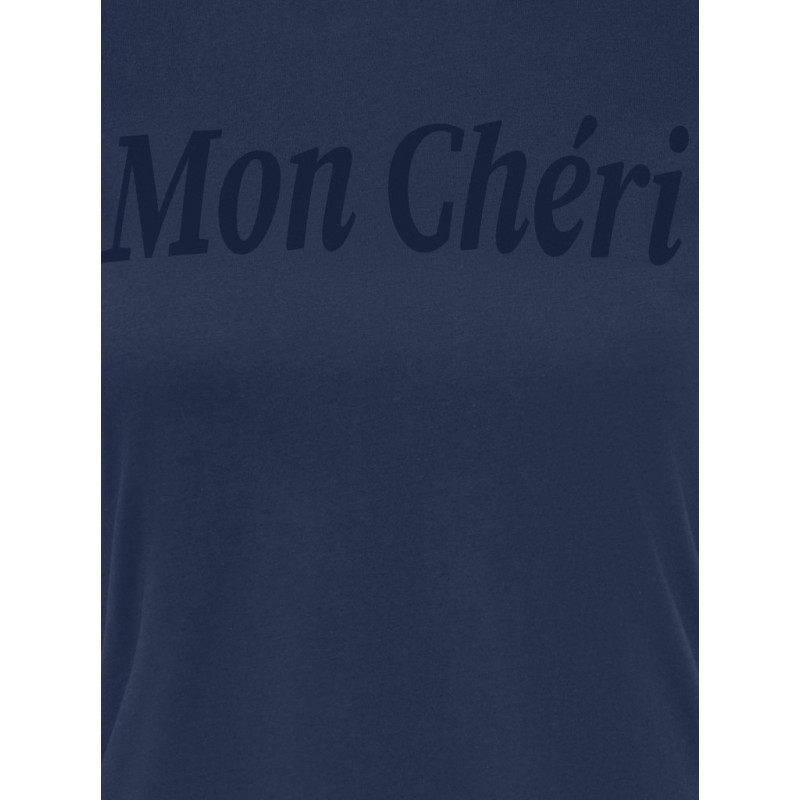 ONLY CARMAKOMA Leon kortærmet T-shirt - Naval Academy