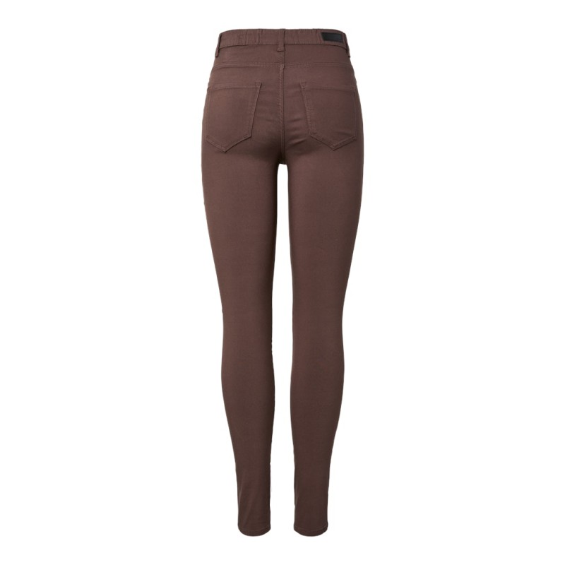 PIECES highskin denim jeggins - Hot Fudge