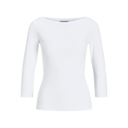 JJXX Teen Fiffi 3/4 boatneck T-shirt - Bright White