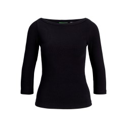 JJXX Teen Fiffi 3/4 boatneck T-shirt - Black