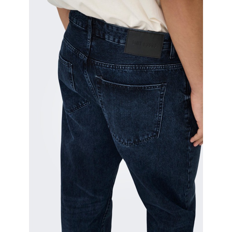 ONLY & SONS Edge straight fit jeans - Blue Black Denim
