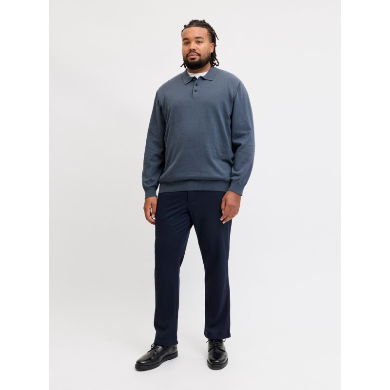 JACK & JONES PLUS basic strikpolo - Turbulence