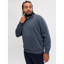 JACK & JONES PLUS basic strikpolo - Turbulence