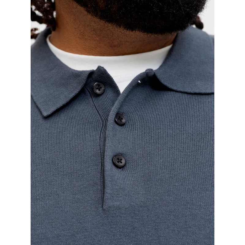 JACK & JONES PLUS basic strikpolo - Turbulence
