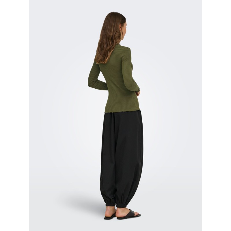 JDY Fransiska langærmet bluse - Dark Olive