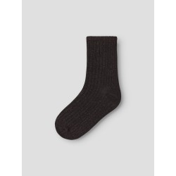 NAME IT Mini Nobba glitter strømper - Chocolate Plum