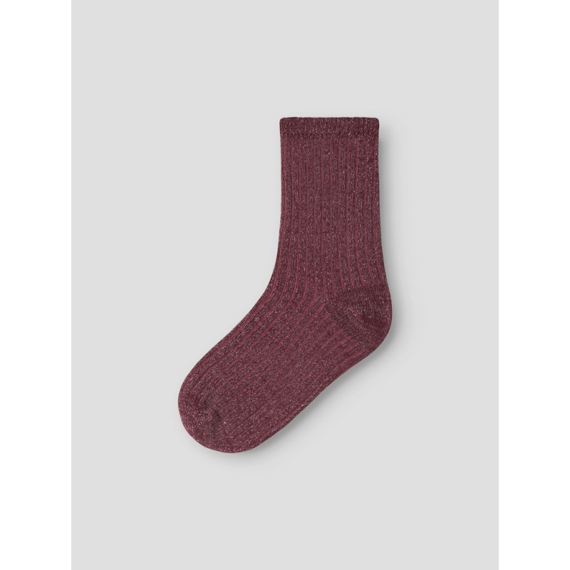 NAME IT MINI Nobba glitter strømper - Wild Ginger