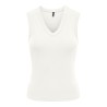 ONLY Riley V-hals top - Cloud Dancer