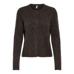 ONLY Olivia langærmet strik cardigan - Mole