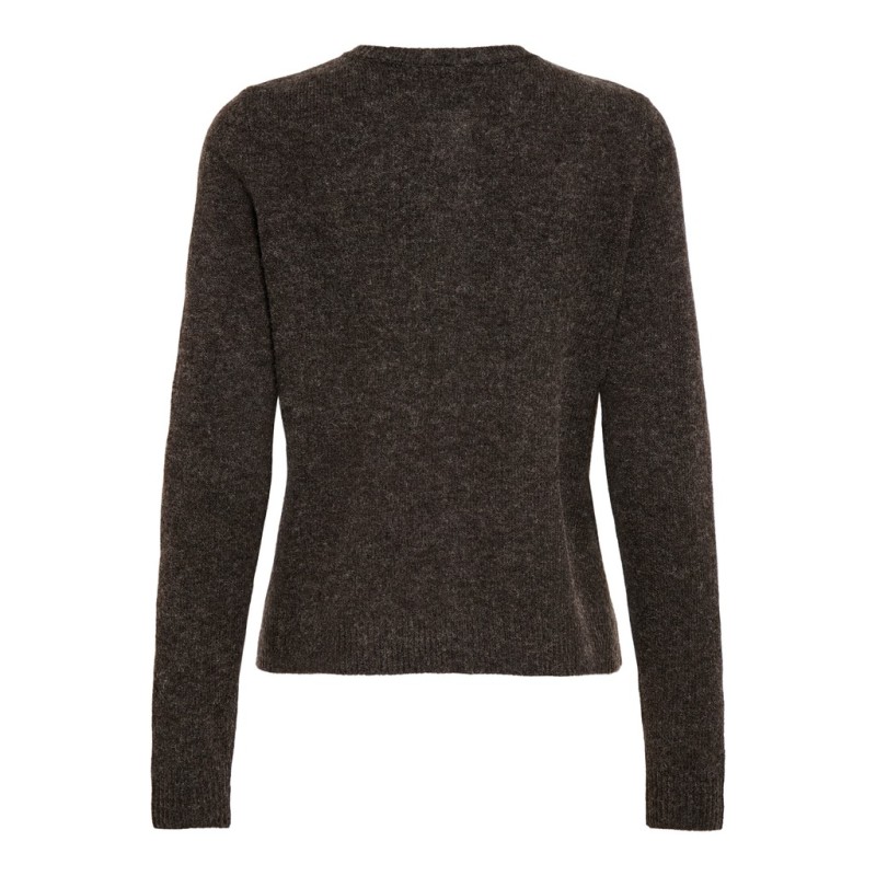 ONLY Olivia langærmet strik cardigan - Mole