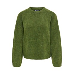 ONLY Simoni langærmet pullover - Forest Night Melange