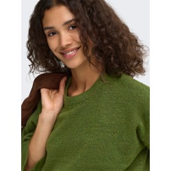 ONLY Simoni langærmet pullover - Forest Night Melange