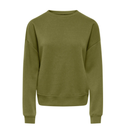 ONLY langærmet oversize sweatshirt - Peat Moss