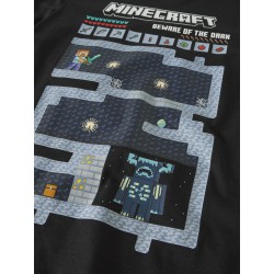 NAME IT KIDS Minecraft bluse - Black