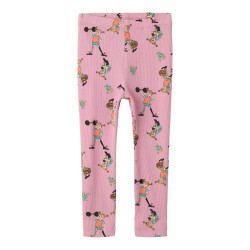 NAME IT MINI pige - Ara pippi slim leggings - Lilas