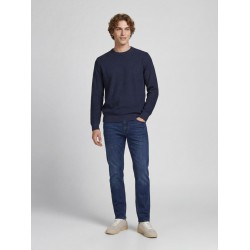 JACK & JONES Camden striktrøje - Navy Blazer