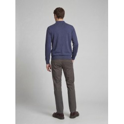 JACK & JONES Callum strik polo - Vintage Indigo