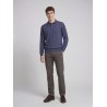 JACK & JONES Callum strik polo - Vintage Indigo