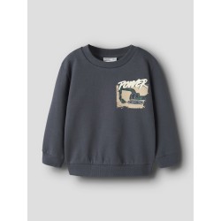 NAME IT MINI Nayel langærmet sweatshirt - Ombre Blue
