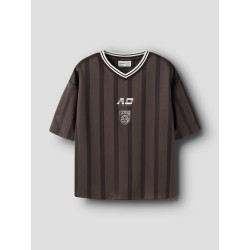 NAME IT KIDS Kollo relaxed T-shirt - Chocolate Plum