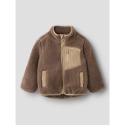 NAME IT MINI Mattia sherpa jakke - Mountain Trail