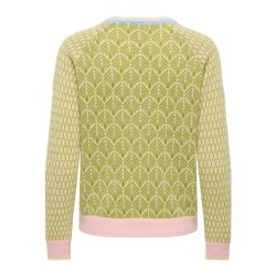 JDY Bryn life langærmet pullover - Crème Brûlée / WOODBINE