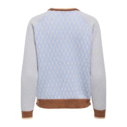 JDY Bryn life langæmret pullover - Crème Brûlée / TOFFEE