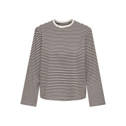 ONLY Freja langærmet bluse - Coffee Bean / CLOUD DANCER
