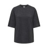 JDY Vita life T-shirt - Dark Grey Melange / MELANGE