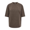 JDY Vita life T-shirt - Coffee Bean / MELANGE