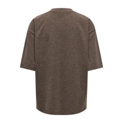 JDY Vita life T-shirt - Coffee Bean / MELANGE