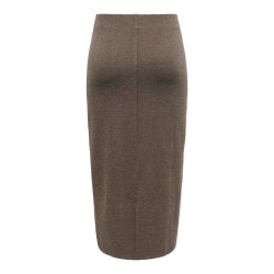 JDY Vita lang nederdel - Coffee Bean / MELANGE