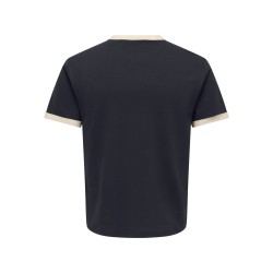 ONLY & SONS Willo T-shirt - Dark Navy / Antique white
