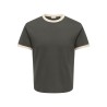 ONLY & SONS Willo T-shirt - Beluga / Antique white