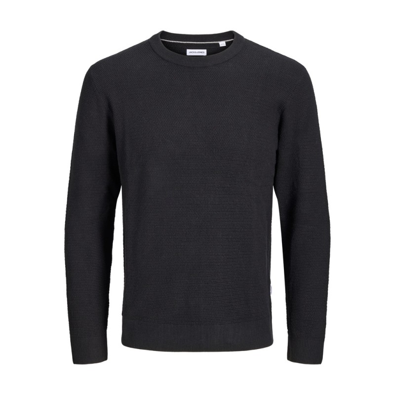 JACK & JONES PLUS Ryder striktrøje - Black