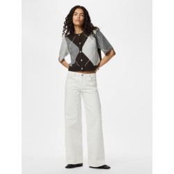 PIECES Sally strik cardigan - Hot Fudge / GREY / BIRCH