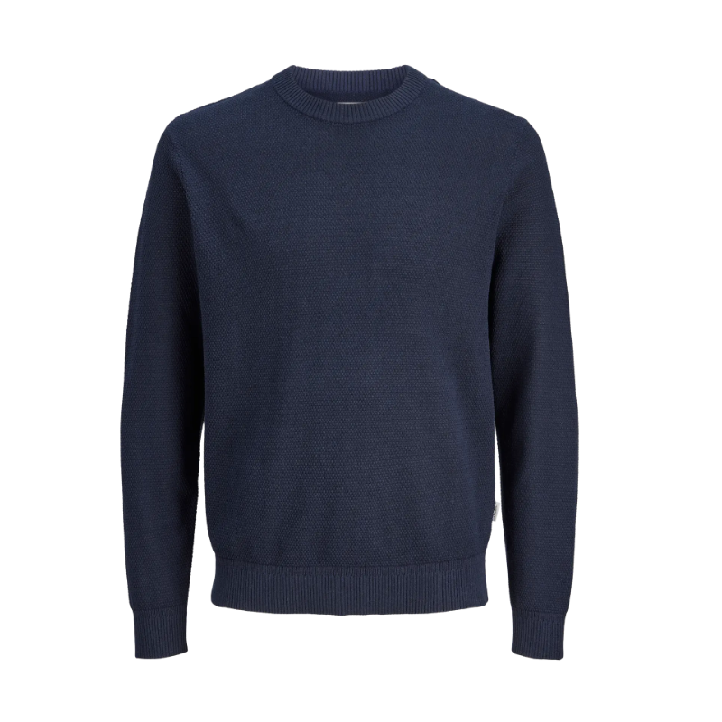 JJ REBEL Camden striktrøje - Navy Blazer