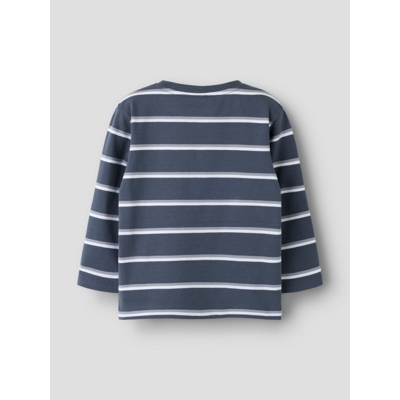 NAME IT MINI langærmet Emil bluse - Ombre Blue