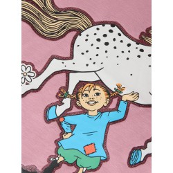 NAME IT MINI Anna langærmet Pippi bluse - Lilas