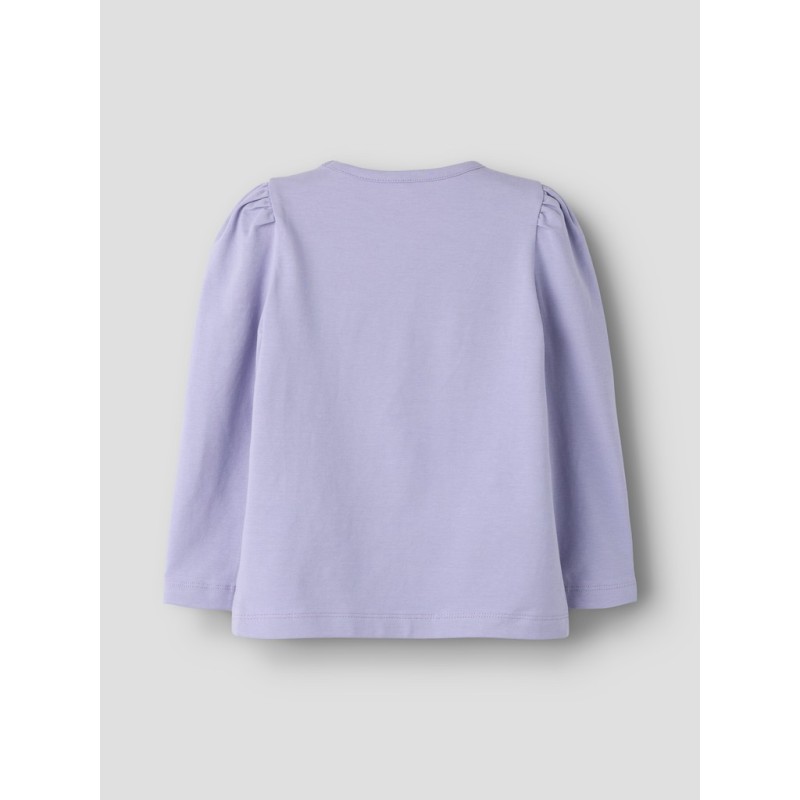 NAME IT MINI Anna langærmet Pippi bluse - Heirloom Lilac