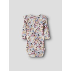 NAME IT BABY Nadena langærmet body - Peyote Melange / LILAS