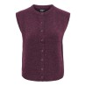 ONLY Simoni strikvest - Mauve Wine / MELANGE