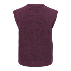 ONLY Simoni strikvest - Mauve Wine / MELANGE